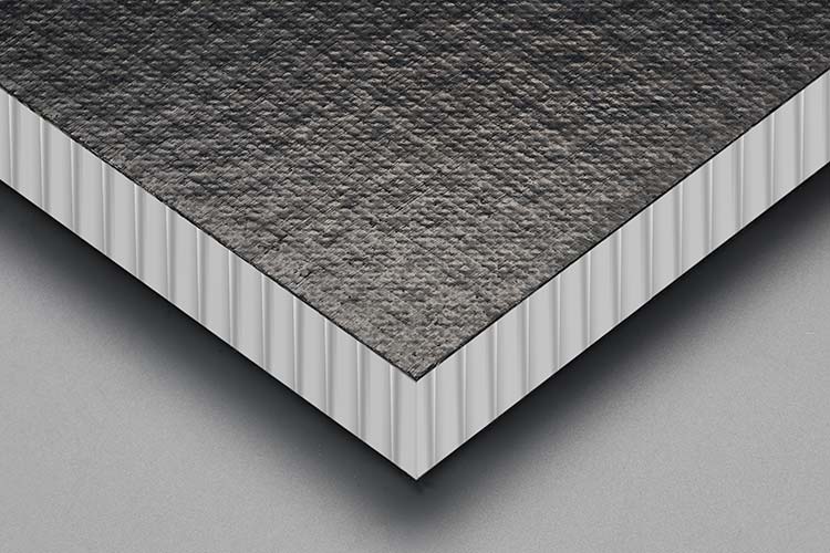Carbon Black Thermoplastic Honeycomb Panel
